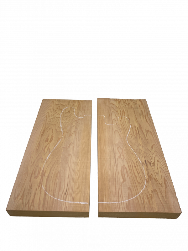 Body Western Red Cedar Canadian Origin, grainmatched, 2-pcs.